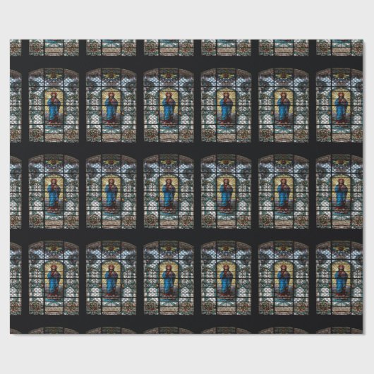 オーストリアのマリアヒルフ教会 ラッピングペーパー (フラット)