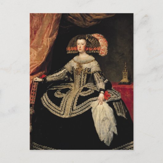 オーストリアのマリア・アンナ女王, 1652 ポストカード (正面)