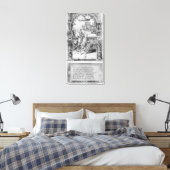 オーストリアのマーガレットの墓誌 キャンバスプリント (インサイチュ (寝室))