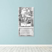 オーストリアのマーガレットの墓誌 キャンバスプリント (インサイチュ (ウッドフロア))