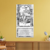 オーストリアのマーガレットの墓誌 キャンバスプリント (インサイチュ (リビング))