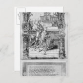 オーストリアのマーガレットの墓誌 ポストカード (正面/裏面)