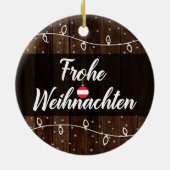 オーストリアのメリークリスマスFrohe Weihnachten セラミックオーナメント (裏面)