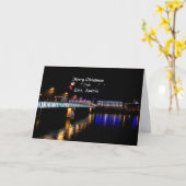 オーストリアのリンツからメリークリスマス カード (黄色い花)