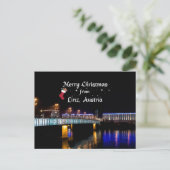 オーストリアのリンツからメリークリスマス シーズンポストカード (スタンド正面)