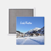 オーストリアのリーチ – 土産用マグネット マグネット (正面/裏面)