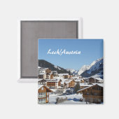 オーストリアのリーチ – 土産用マグネット マグネット (正面/裏面)