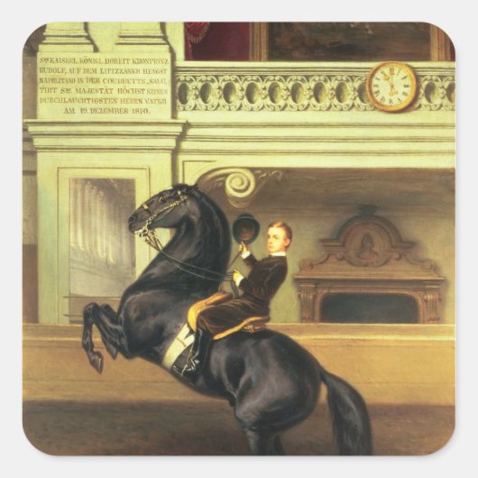 オーストリアのルドルフ皇太子 スクエアシール (正面)