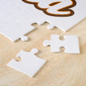 オーストリアのレトロな旅行ロゴ ジグソーパズル (側面)