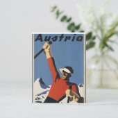 オーストリアのヴィンテージポスター ポストカード (スタンド正面)