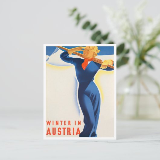 オーストリアのヴィンテージ旅行はがき ポストカード (スタンド正面)