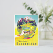 オーストリアのヴィンテージ旅行はがき ポストカード (スタンド正面)