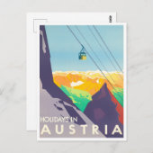 オーストリアのヴィンテージ旅行はがき ポストカード (正面/裏面)