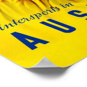 オーストリアのヴィンテージ旅行ポスター ポスター (角)