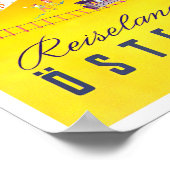 オーストリアのヴィンテージ旅行ポスター ポスター (角)