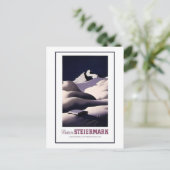 オーストリアのヴィンテージ旅行広告 ポストカード (スタンド正面)