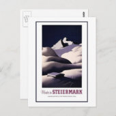 オーストリアのヴィンテージ旅行広告 ポストカード (正面/裏面)