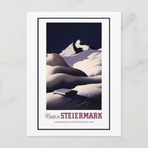 オーストリアのヴィンテージ旅行広告 ポストカード