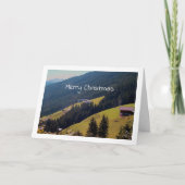 オーストリアの丘陵風景 カード (正面)