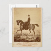 オーストリアの乗馬馬#023SSの皇后Elisabeth ポストカード (正面/裏面)