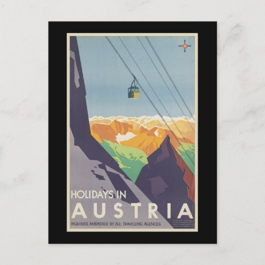 オーストリアの休日 シーズンポストカード (正面)