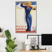 オーストリアの冬 ポスター (ホームオフィス)