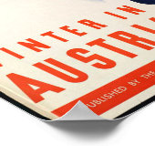 オーストリアの冬 – ヴィンテージ旅行ポスター ポスター (角)