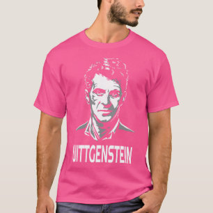 オーストリアの哲学者ルートヴィヒ・ウィットゲンシュタイン Tシャツ