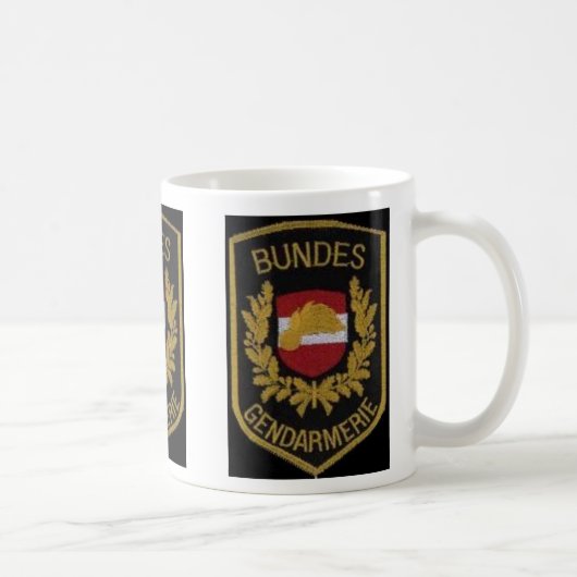 オーストリアの国家警察は襲います コーヒーマグカップ (右)