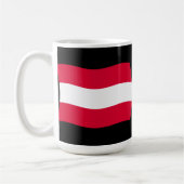 オーストリアの国旗マグカップ コーヒーマグカップ (左)