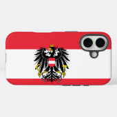 オーストリアの国旗 / オーストリアの旗 Case-Mate iPhoneケース (裏面 (横))