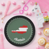 オーストリアの国 ペーパープレート (パーティー)