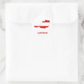 オーストリアの地図 ラウンドシール (バッグ)