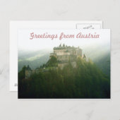 オーストリアの城はがき ポストカード (正面/裏面)