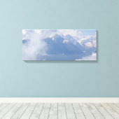 オーストリアの山のキャンバス印刷 キャンバスプリント (インサイチュ (ウッドフロア))