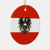 オーストリアの州の旗のオーナメント セラミックオーナメント (右)