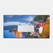 オーストリアの幻想的な夜景 デスクマット (キーボード&マウス)