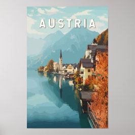 オーストリアの旅アートビンテージ ポスター