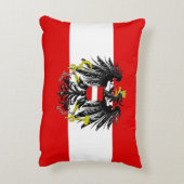 オーストリアの旗 アクセントクッション (裏面(縦))