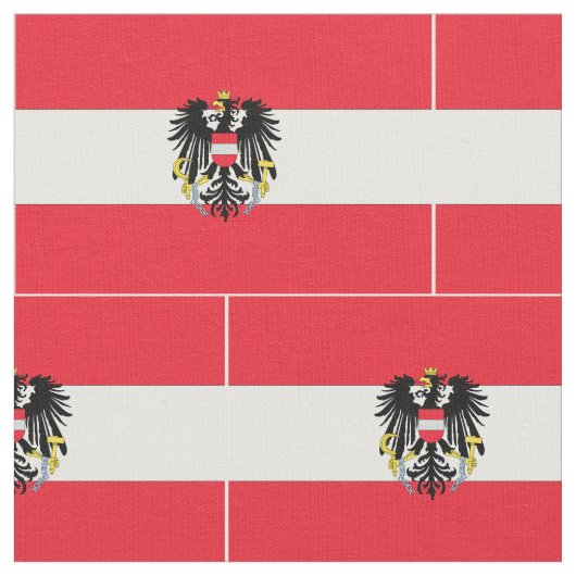 オーストリアの旗 ファブリック (クローズアップ)