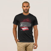 オーストリアの旗 Tシャツ (正面フル)