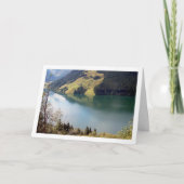 オーストリアの湖の風景 カード (正面)