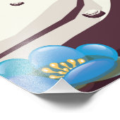 オーストリアの漫画旅行ポスター フォトプリント            (角)