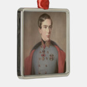 オーストリアの皇帝フランツヨセフのポートレート メタルオーナメント (右)