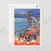 オーストリアの祝祭日Vintage Poster 1933 ポストカード (正面/裏面)