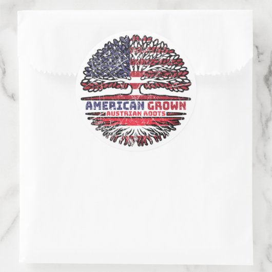 オーストリアの米国アメリカ合衆国アメリカ合衆国統一された州 ラウンドシール (バッグ)