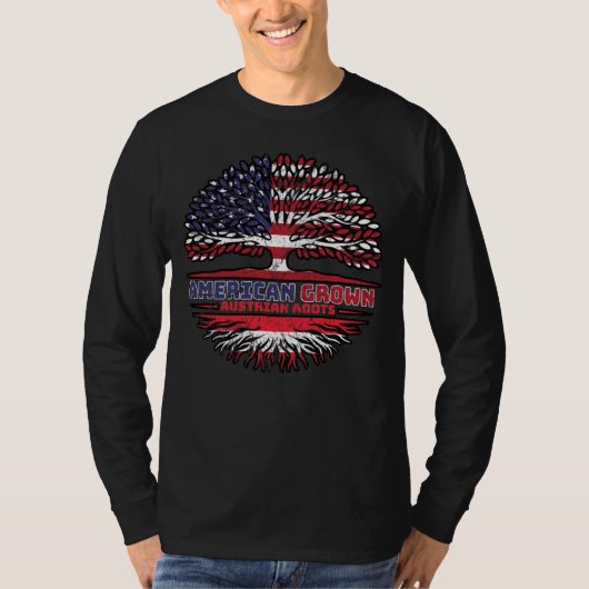 オーストリアの米国アメリカ合衆国アメリカ合衆国統一された州 Tシャツ (正面)