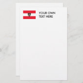 オーストリアの紋章付き外衣 便箋 (正面/裏面)