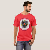 オーストリアの紋章 サークル Tシャツ (正面フル)