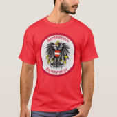 オーストリアの紋章 サークル Tシャツ (正面)